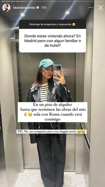 Laura Escanes desvela dónde vive tras su separación Laura Escanes desvela dónde vive tras su separación