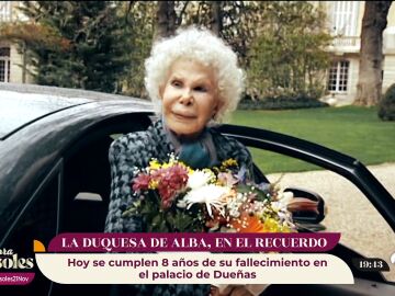Así recuerdan Eugenia y Cayetano Martínez de Irujo a la duquesa de Alba en el octavo aniversario de su fallecimiento