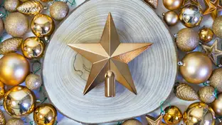 Estrella del árbol de Navidad Estrella del árbol de Navidad