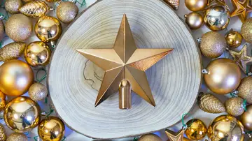 Estrella del árbol de Navidad