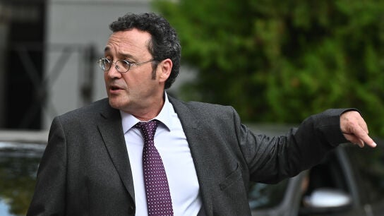 El fiscal general del Estado, &Aacute;lvaro Garc&iacute;a Ortiz, a su salida este jueves del Senado en Madrid despu&eacute;s de participar en la inauguraci&oacute;n del VIII Congreso del Observatorio contra la Violencia Dom&eacute;stica y de G&eacute;nero. EFE