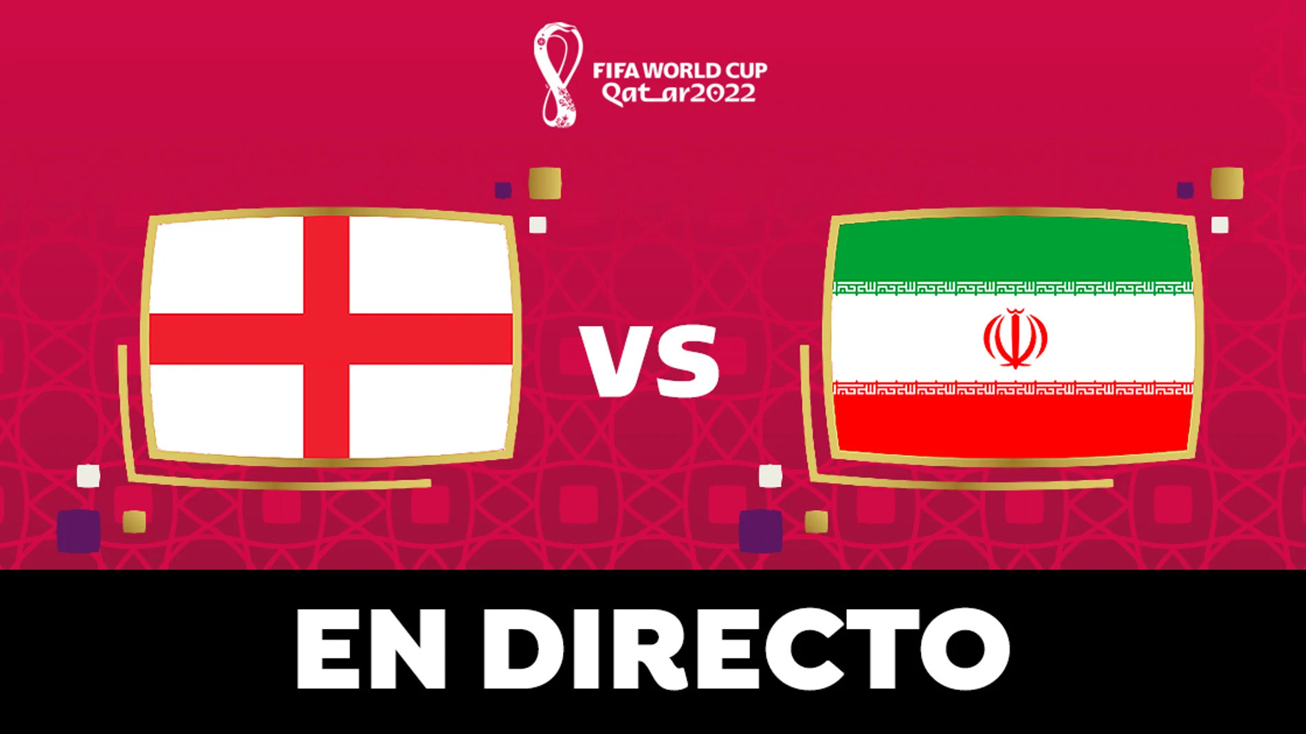 Inglaterra - Irán: Partido del Mundial de Qatar 2022 hoy, en directo