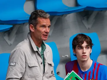 Iñaki Urdangarin y su hijo Pablo Iñaki Urdangarin y su hijo Pablo