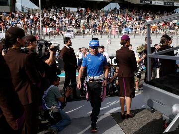 Fernando Alonso en el Gran Premio de Abu Dhabi