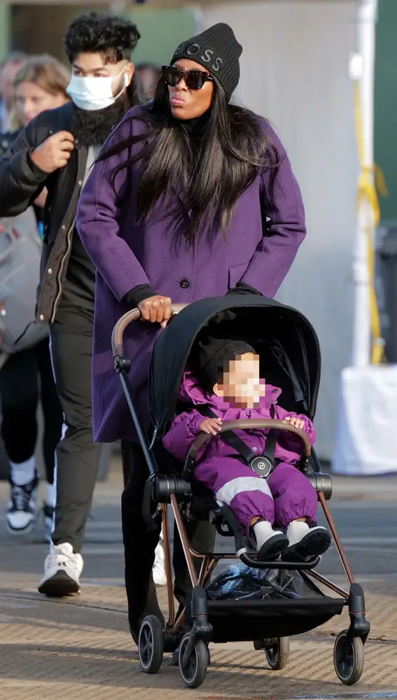Naomi Campbell y su hija en Londres