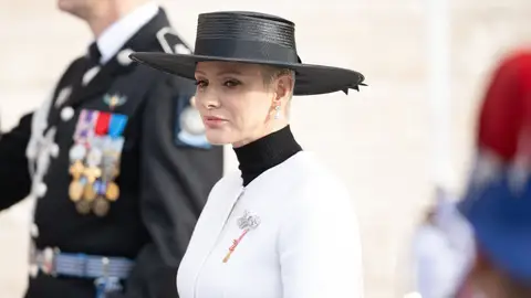Charlene, en la celebración del Día Nacional de Mónaco Charlene, en la celebración del Día Nacional de Mónaco