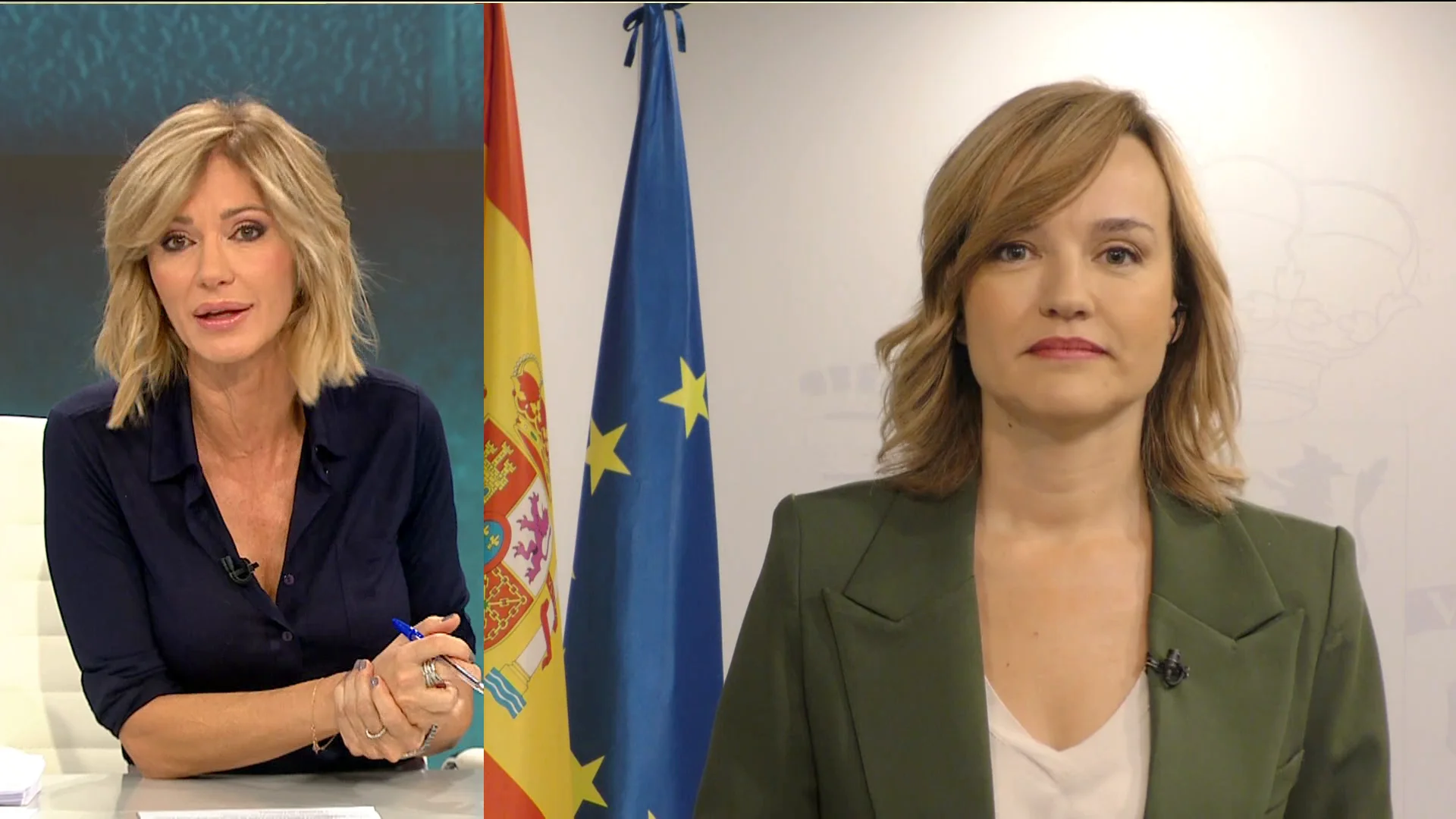 Susanna Griso y Pilar Alegr&iacute;a