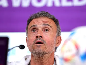 Luis Enrique, en rueda de prensa Luis Enrique, en rueda de prensa