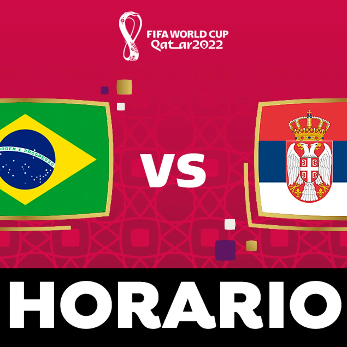 Brasil - Horario ver el partido del Mundial de Qatar en directo