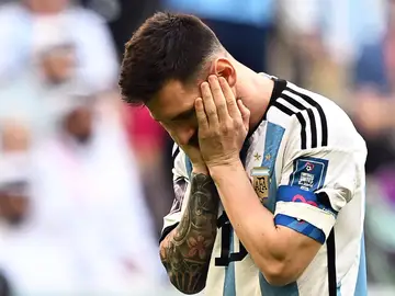 Leo Messi, tras el batacazo de Argentina contra Arabia Saudí Leo Messi, tras el batacazo de Argentina contra Arabia Saudí