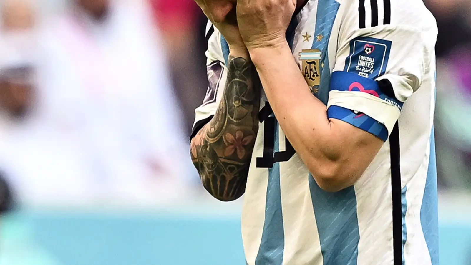 Leo Messi, tras el batacazo de Argentina contra Arabia Saudí Leo Messi, tras el batacazo de Argentina contra Arabia Saudí