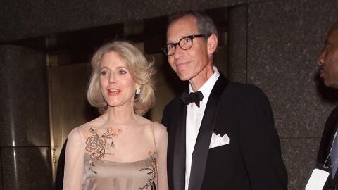 Blythe Danner y Bruce Paltrow en 2001