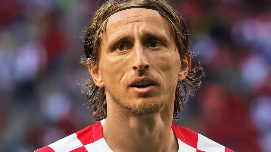 Modric, en el partido contra Marruecos