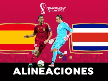 Alineación de España contra Costa Rica hoy en el partido del Grupo E del Mundial de Qatar 2022 Alineación de España contra Costa Rica hoy en el partido del Grupo E del Mundial de Qatar 2022