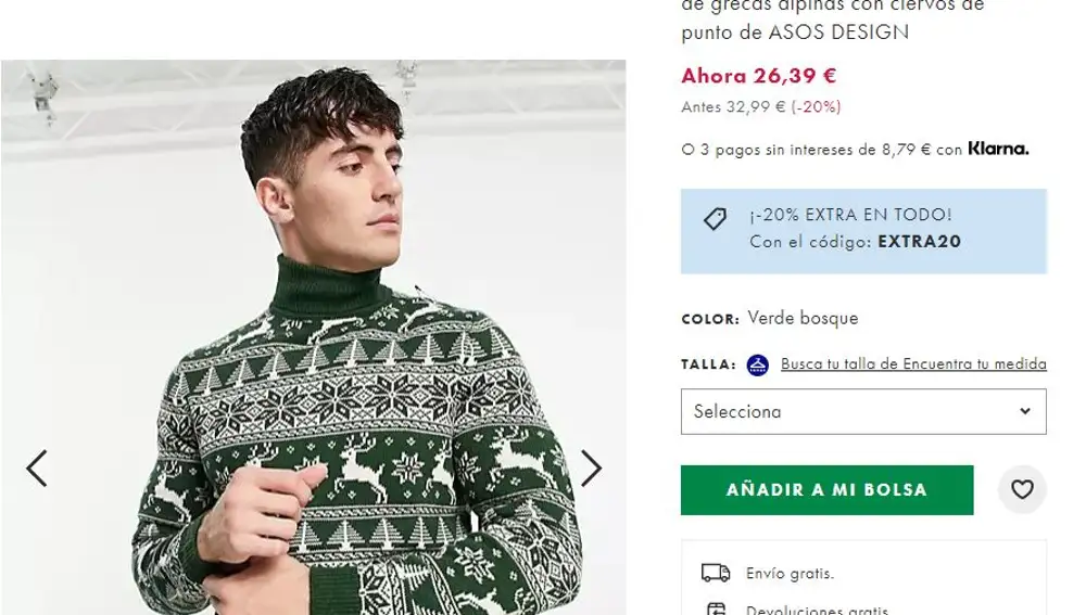 Jersey de Navidad para hombres.