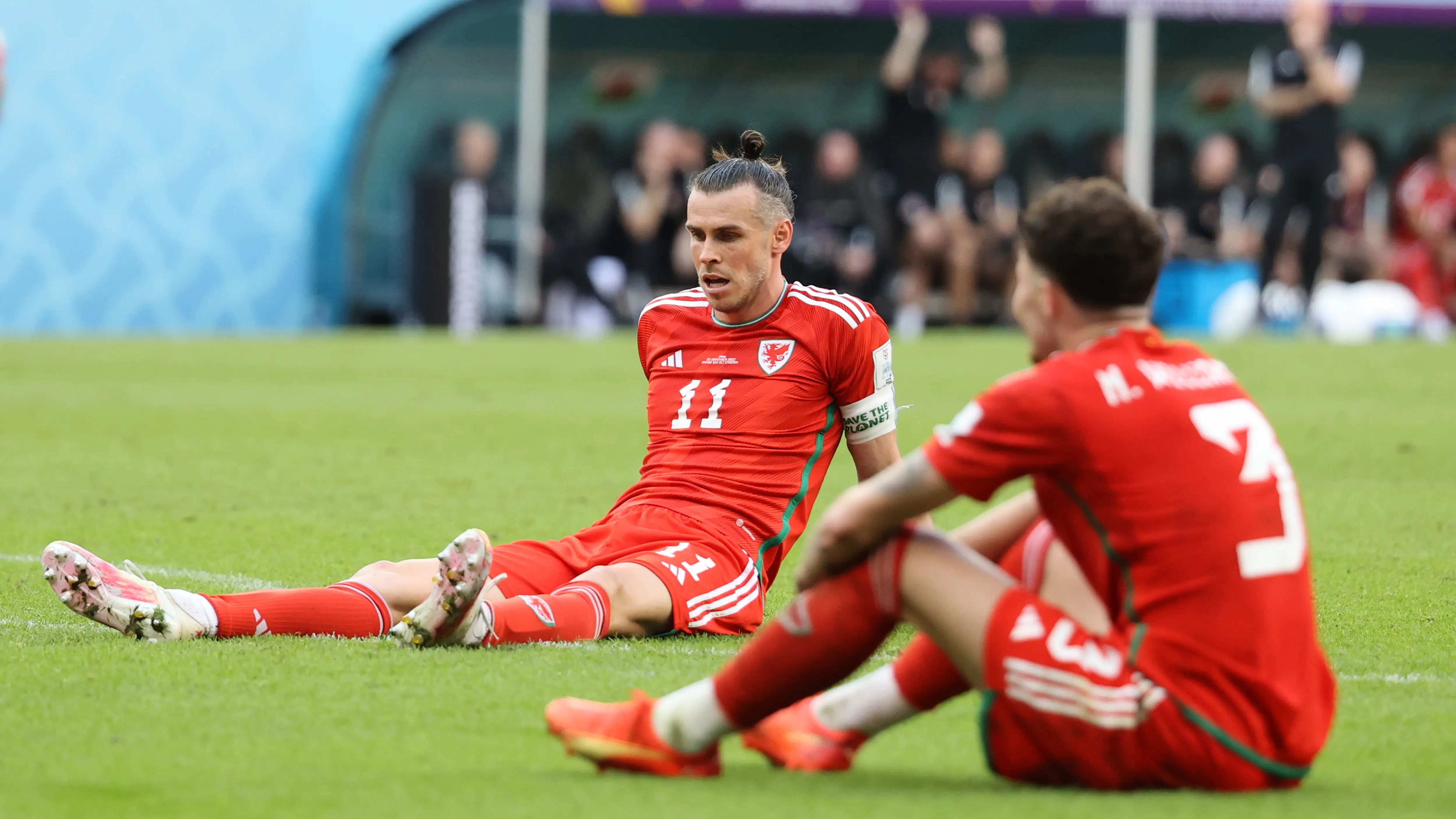 La decepción de Bale tras la derrota de Gales ante Irán La decepción de Bale tras la derrota de Gales ante Irán