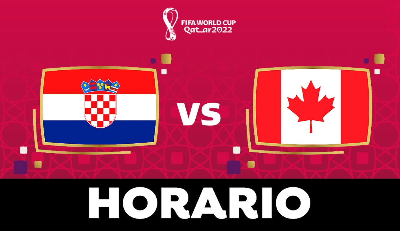 Croacia - Canadá: Horario, alineaciones y dónde ver el partido del Mundial de Qatar 2022 en directo 