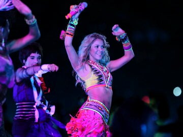 Shakira en sus actuaciones