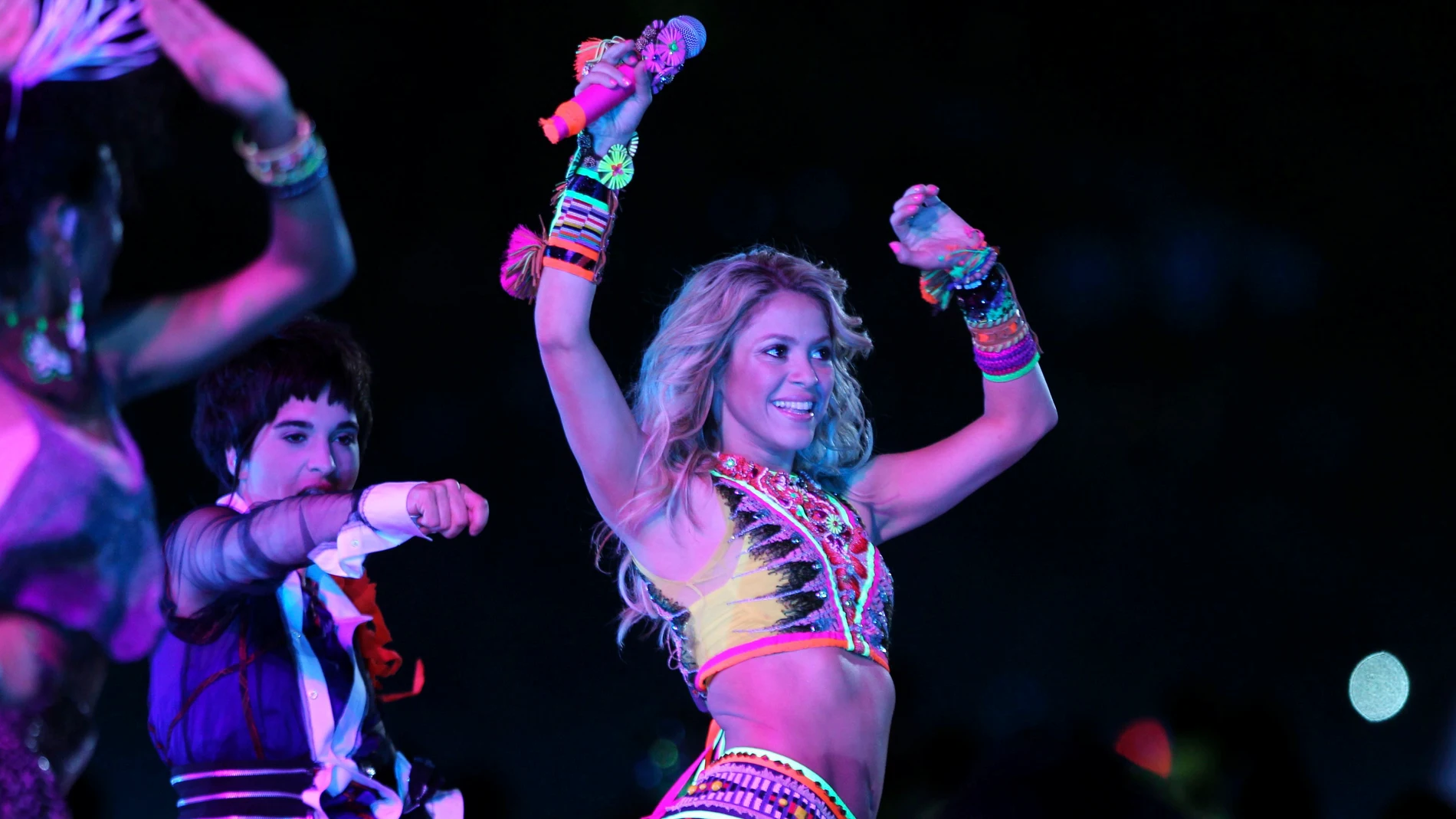 Shakira en sus actuaciones