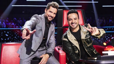 El equipo de Luis Fonsi para el Directo de ‘La Voz’: cuatro voces vibrantes y sólidas
