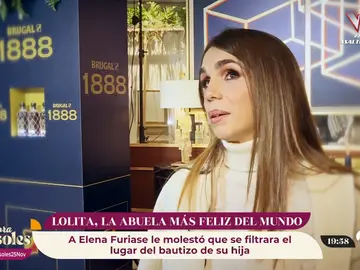 Elena Furiase, molesta por la filtración del bautizo de su hija: “No comercializo con mis hijos" Elena Furiase, molesta por la filtración del bautizo de su hija: “No comercializo con mis hijos"