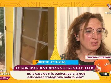 Eugenia Estébanez se encontró su casa destrozada por los okupas: "Me han destruido como persona"