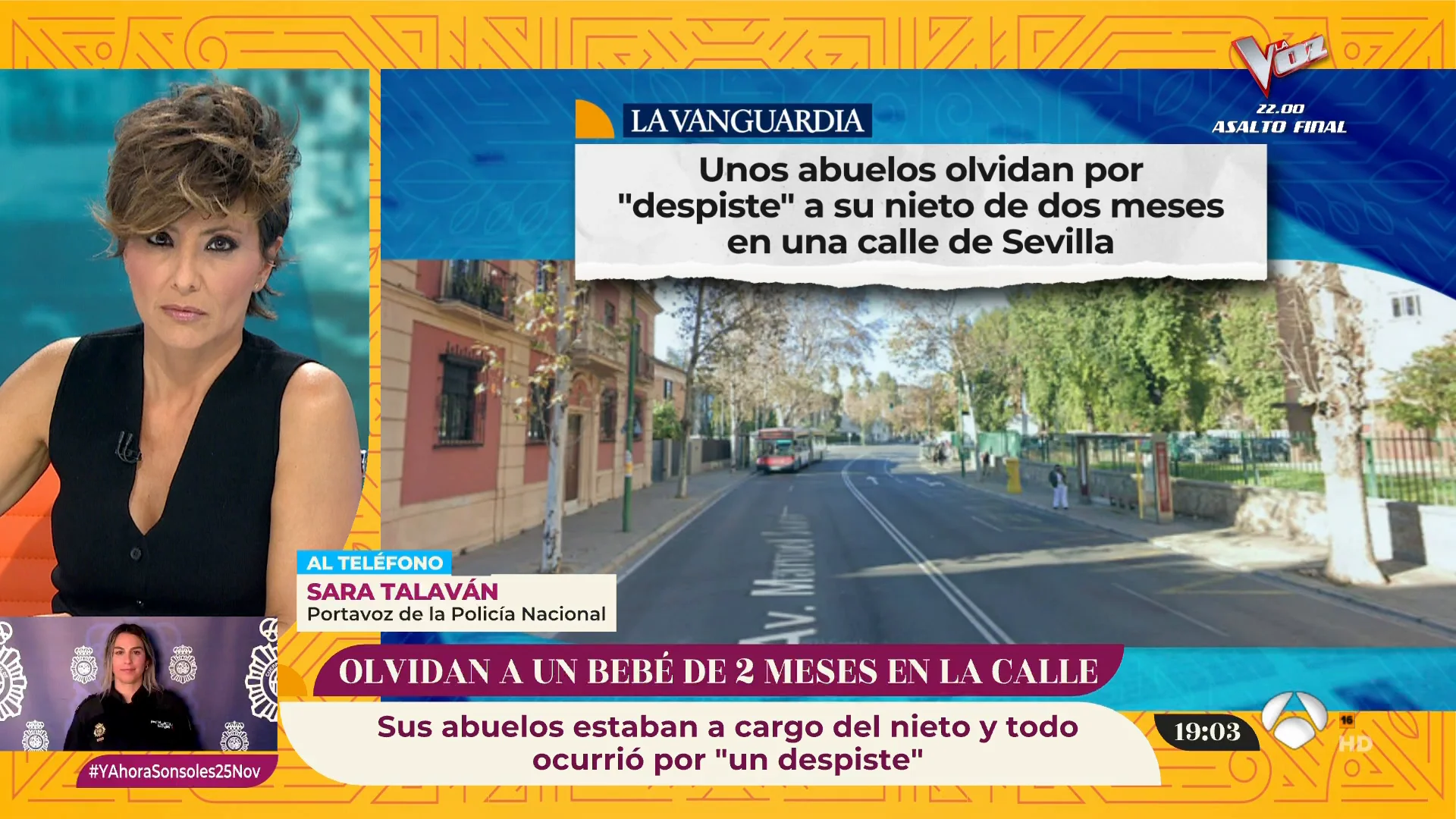 Unos abuelos olvidan a su nieto de dos meses en una calle de Sevilla tras un despiste Unos abuelos olvidan a su nieto de dos meses en una calle de Sevilla tras un despiste
