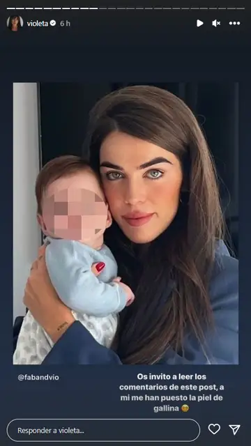 Captura Instagram Violeta Mangriñán Captura Instagram Violeta Mangriñán