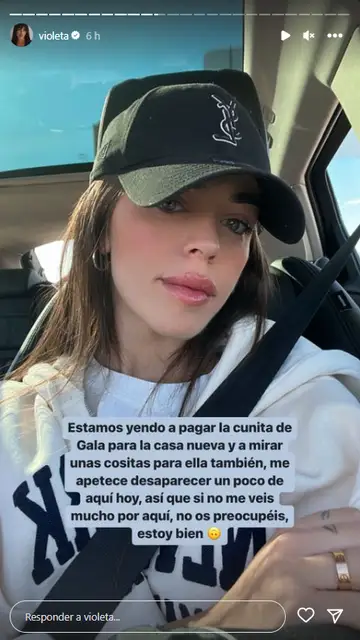 Captura Instagram Violeta Mangriñán Captura Instagram Violeta Mangriñán