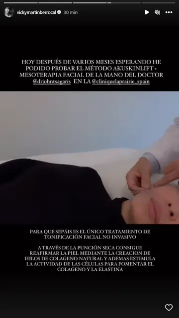 Captura Instagram Vicky Martín Berrocal Captura Instagram Vicky Martín Berrocal