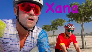 Luis Enrique graba un vídeo felicitando a Xana, su hija fallecida, mientras monta en bici 