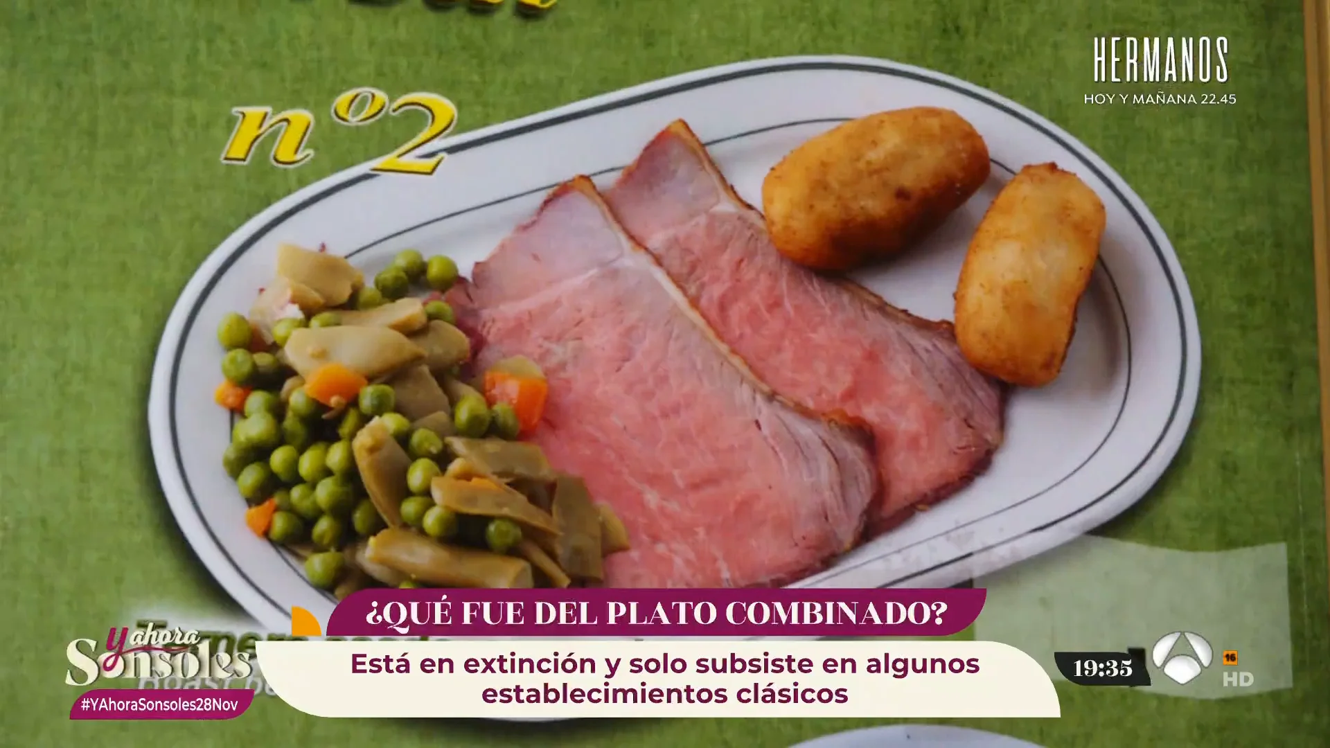 Patatas fritas, huevo y carne: el plato combinado tradicional, en peligro de extinci&oacute;n