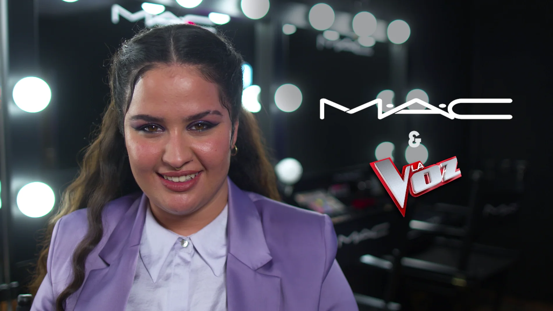 Maquillaje MAC de Salma Díaz en 'La Voz'