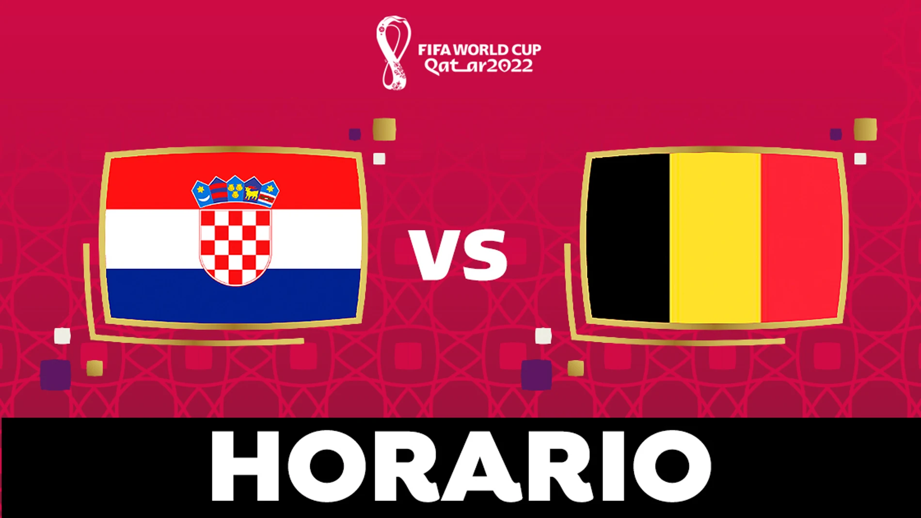 Croacia - Bélgica: Horario, alineaciones y dónde ver el partido del Grupo F del Mundial de Qatar 2022 en directo