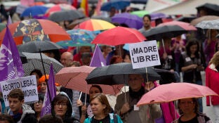 Manifestaci&oacute;n a favor del aborto