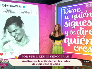 Tamara Gorro analiza a fondo las redes de Julio Iglesias Jr: ¡Descubre a su seguidor más inesperado! Tamara Gorro analiza a fondo las redes de Julio Iglesias Jr: ¡Descubre a su seguidor más inesperado!