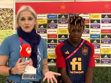 Antena 3 Deportes entrevista a Nico Williams: "Si mi madre tiene que elegir entre Ghana y España..."