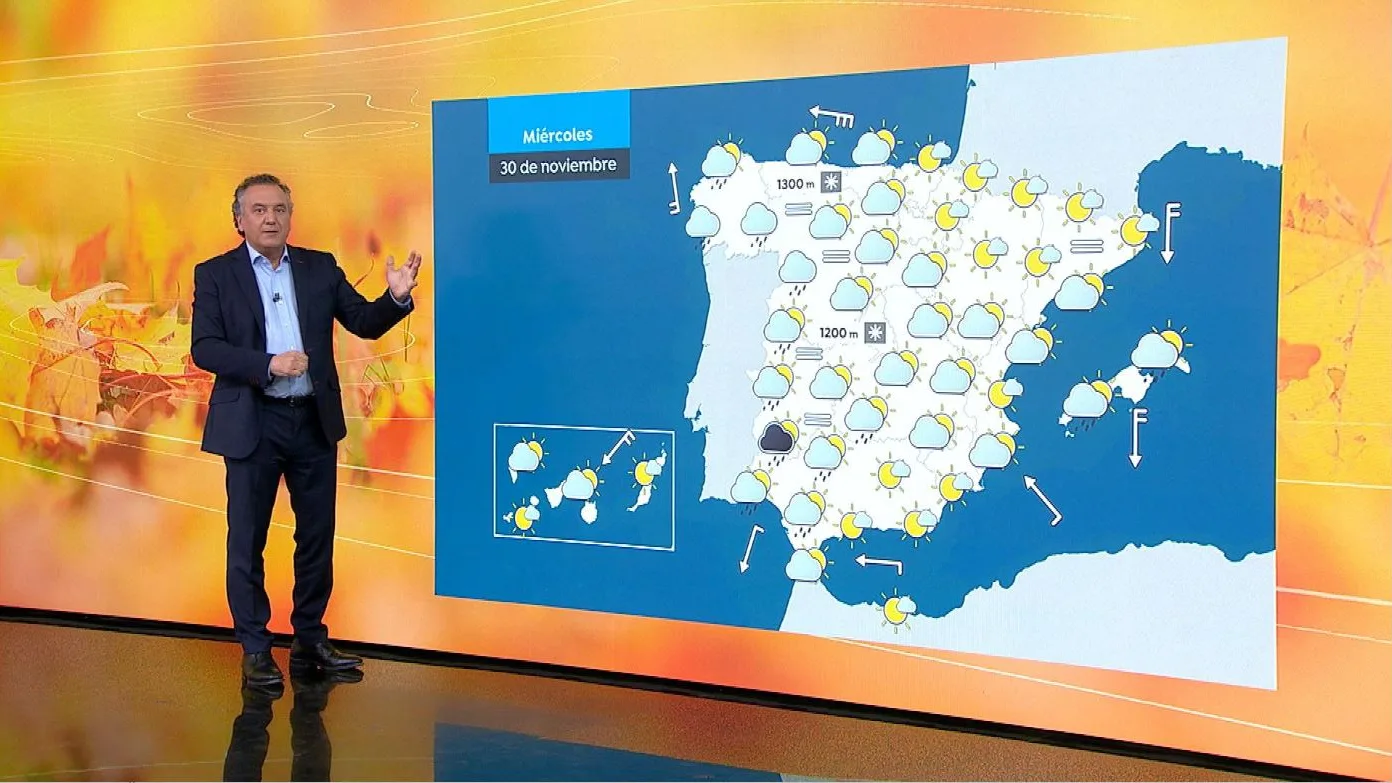 La previsión del tiempo de Roberto Brasero La previsión del tiempo de Roberto Brasero