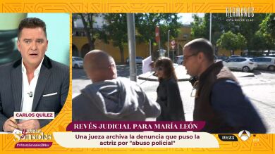 Se archiva la denuncia que interpuso María León a los agentes que la detuvieron por supuesto abuso policial