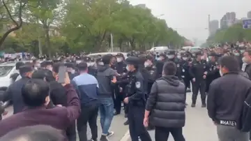 Enfrentamientos en Wuhan