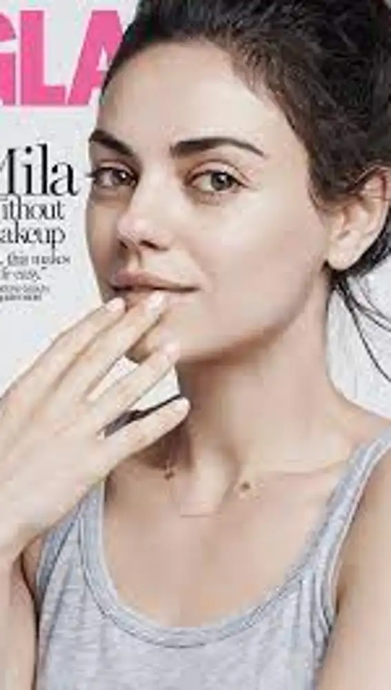 Contraportada Glamour Mila Kunis