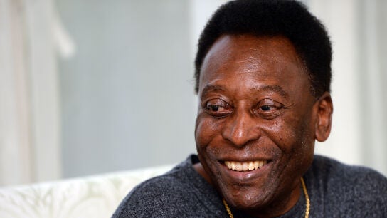 El exjugador de f&uacute;tbol tres veces campe&oacute;n del mundo, Pel&eacute;
