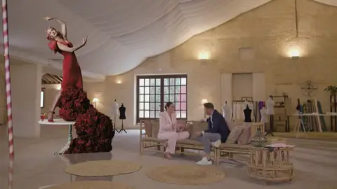 La ilusión de Vicky Martín Berrocal al vestir a Uma Thurman La ilusión de Vicky Martín Berrocal al vestir a Uma Thurman