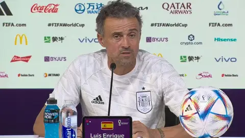 Luis Enrique, en rueda de prensa Luis Enrique, en rueda de prensa