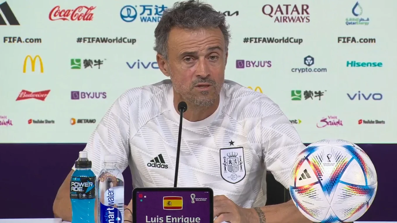 Luis Enrique, en rueda de prensa Luis Enrique, en rueda de prensa