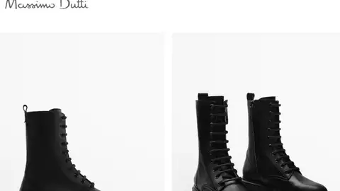 Botín tipo militar. Botín tipo militar.