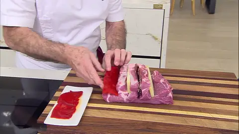 Rellena los cortes Rellena los cortes