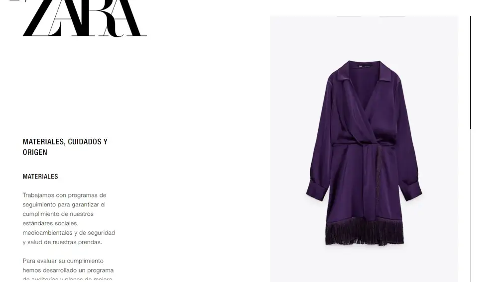 Vestido flecos