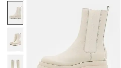 Botín blnaco. Botín blnaco.