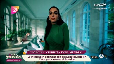 Georgina Rodríguez llega a Catar para apoyar a Cristiano Ronaldo en el mundial